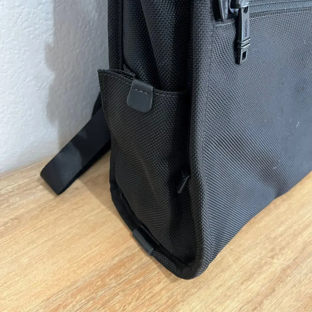 TUMI Alpha Slim Solutions Brief Pack 26172DH Black Nylon Backpack